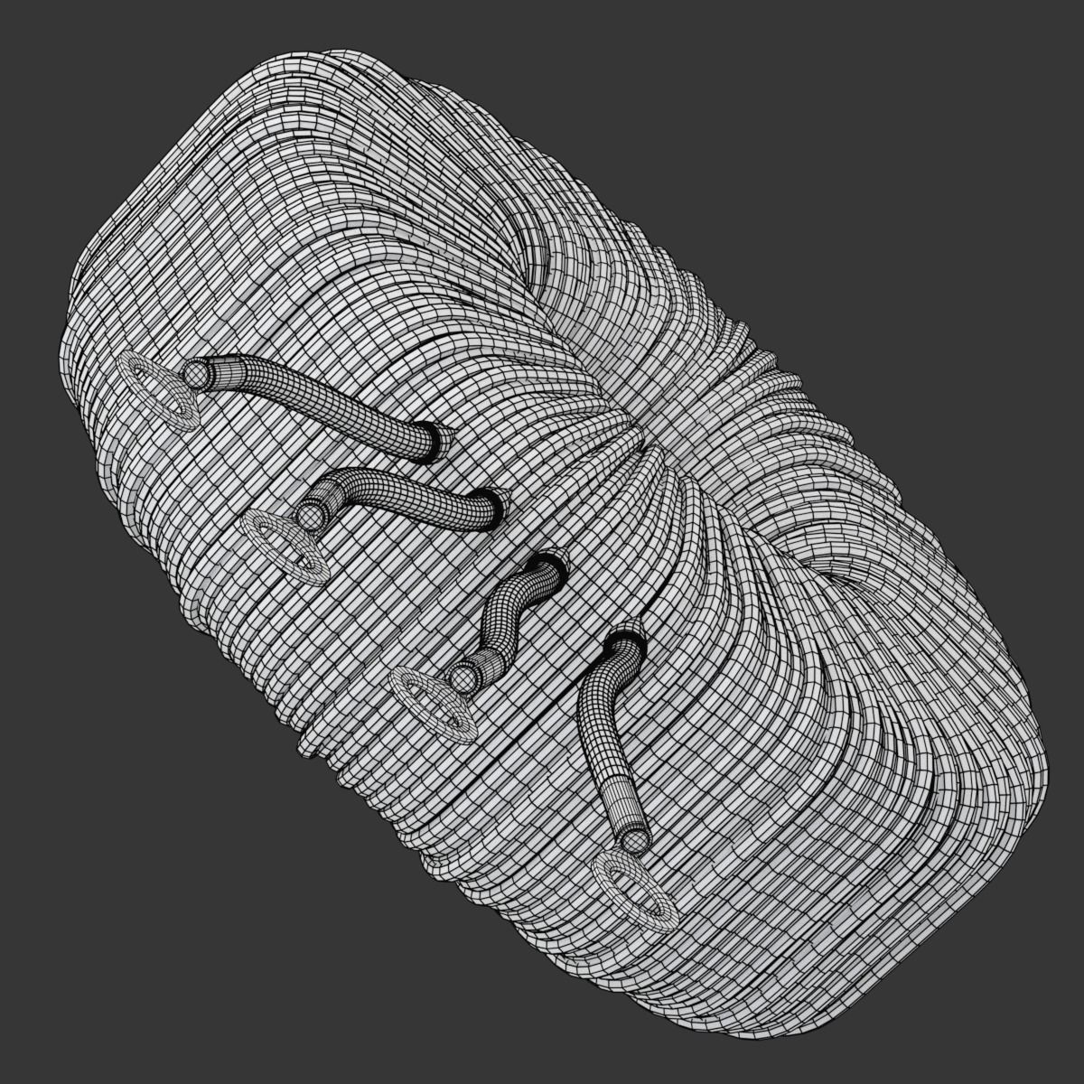 Toroidal Transformer 3D model_13