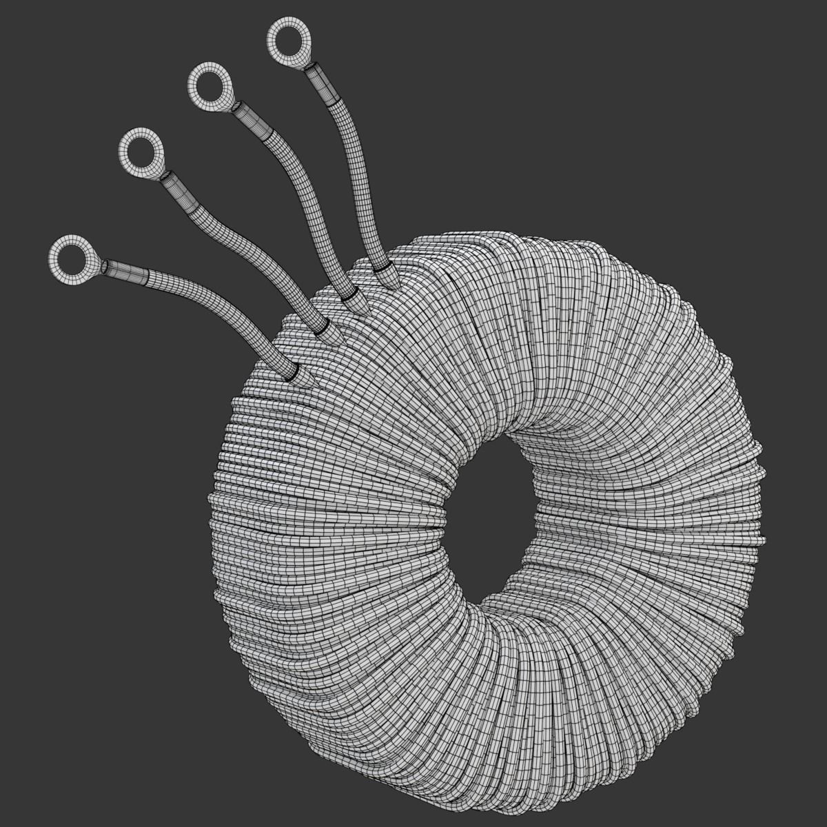 Toroidal Transformer 3D model_8
