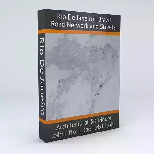 Rio De Janeiro Road Network and Streets