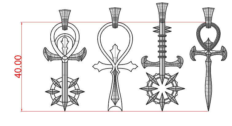 VTM pendant collections 3D print model_6