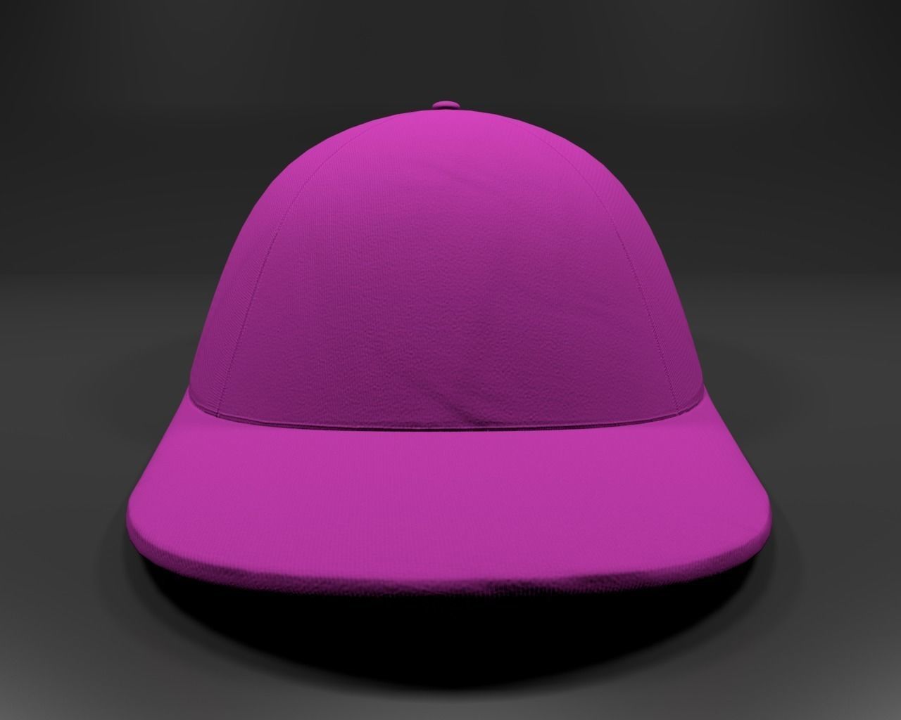 Ball Cap Pink  3D model_1
