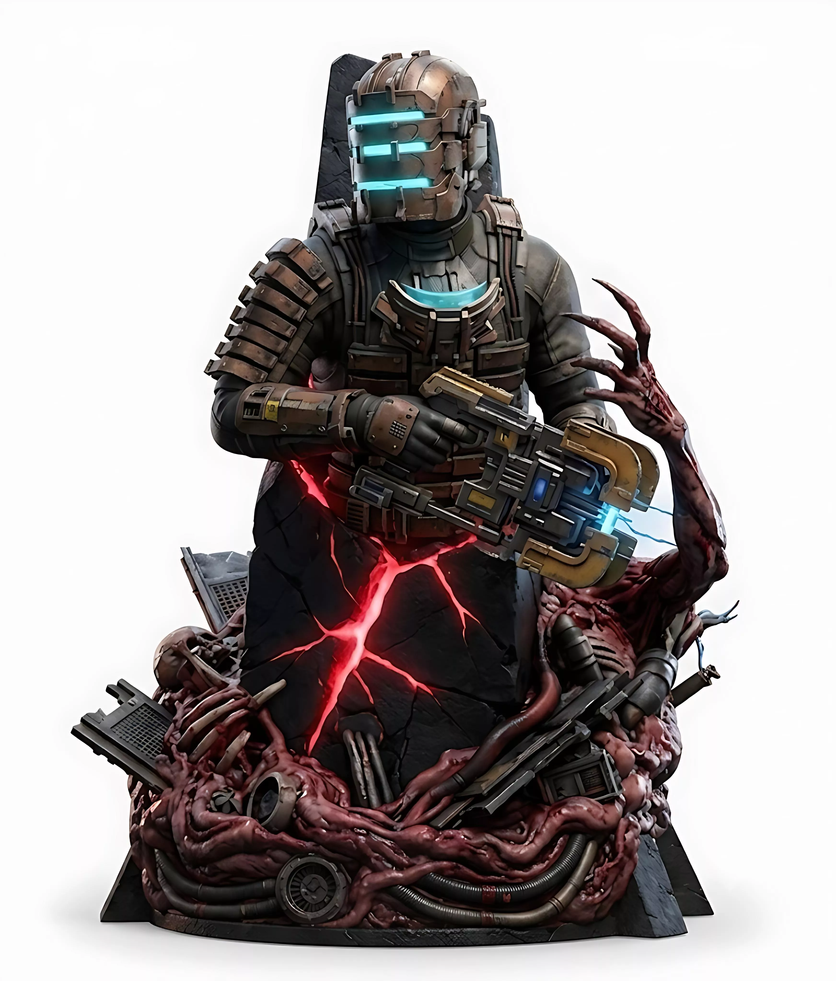 Isaac Clarke Dead Space Engineering Suit Printable Character STL 3D print model