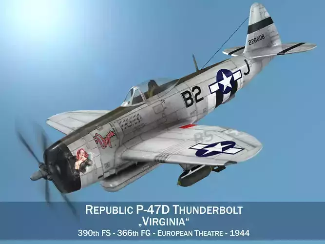 Republic P-47D Thunderbolt - Virginia