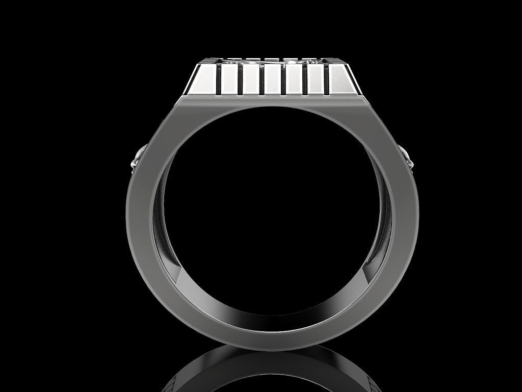 Man ring 3D print model_2