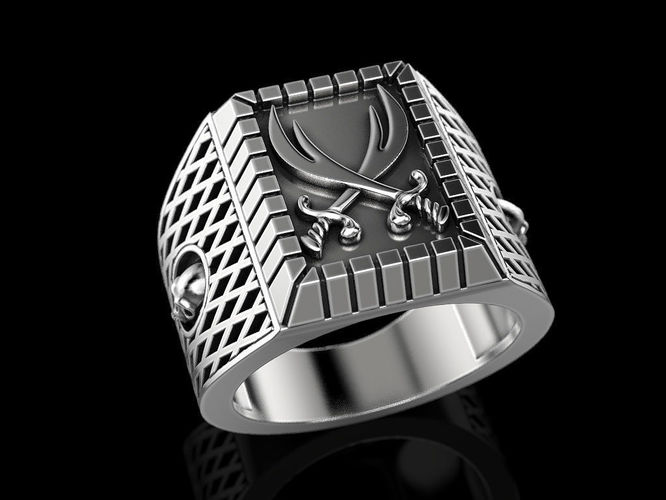 Man ring 3D print model