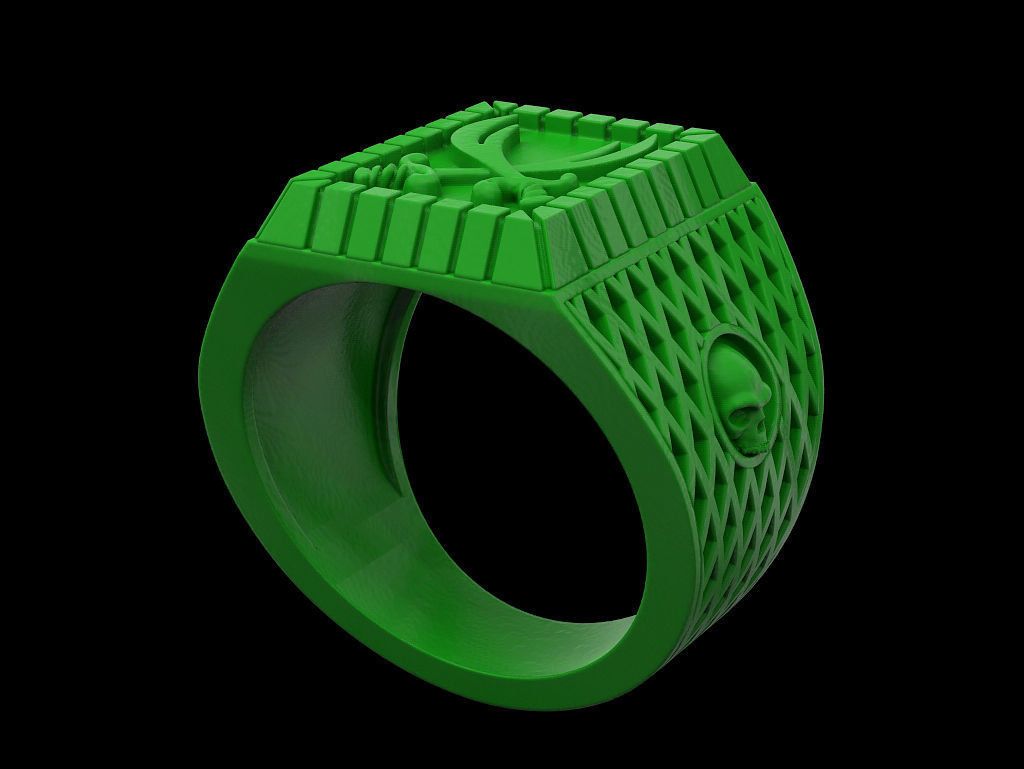 Man ring 3D print model_7