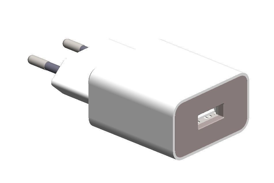 PHONE CHARGER 3D model_12