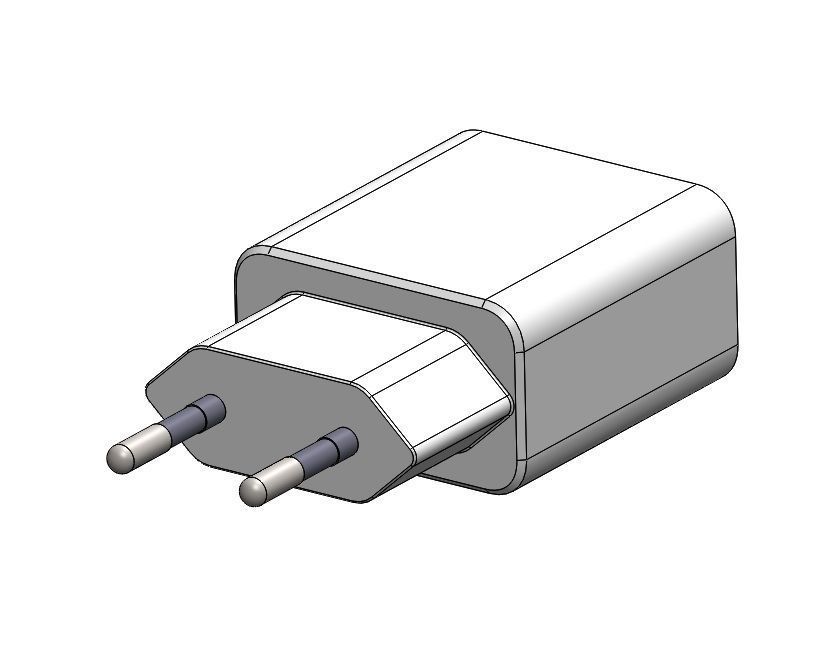 PHONE CHARGER 3D model_9