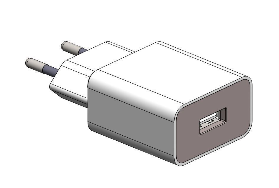 PHONE CHARGER 3D model_11
