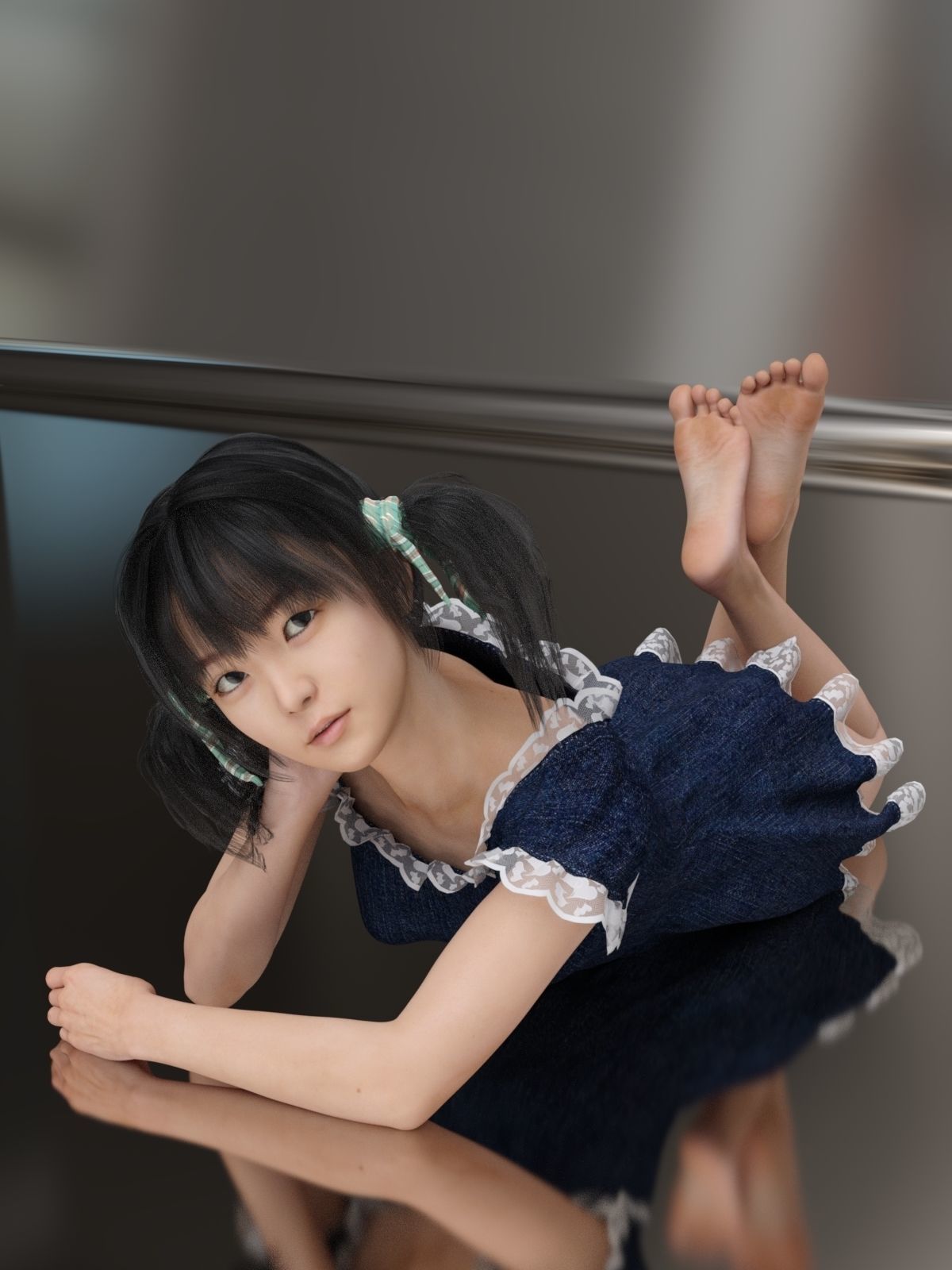 Xiao Mei For G8F 3D model_1