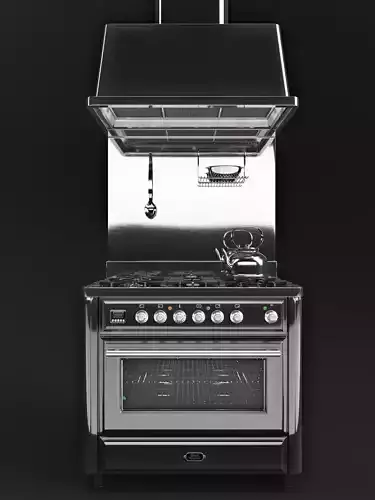 gas Ilve Majestic MT-90 Free 3D model