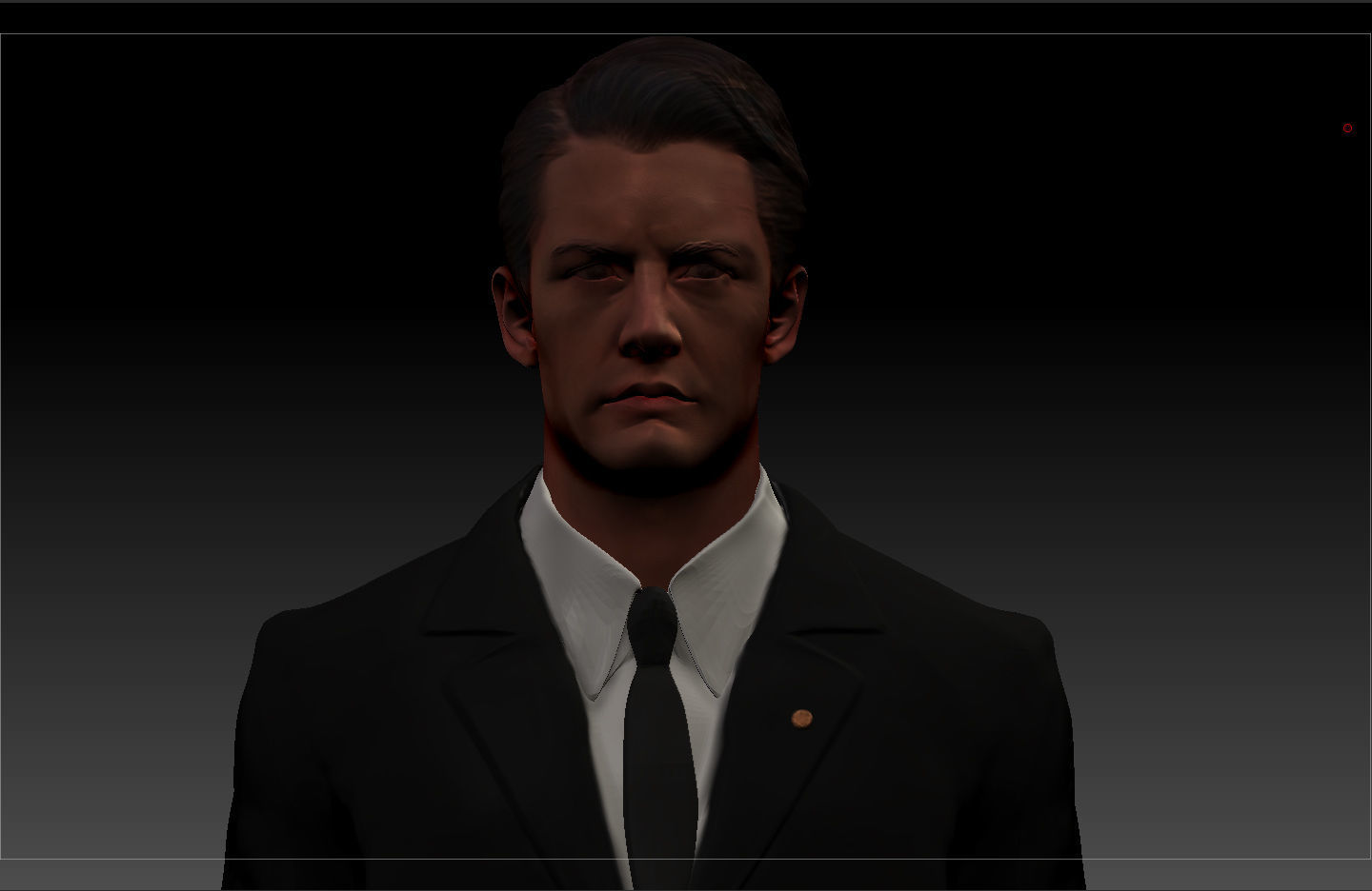 Dale Cooper Twin Peaks Kyle Maclachlan 3d model 3D model_3