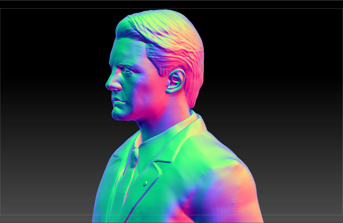 Dale Cooper Twin Peaks Kyle Maclachlan 3d model 3D model_5