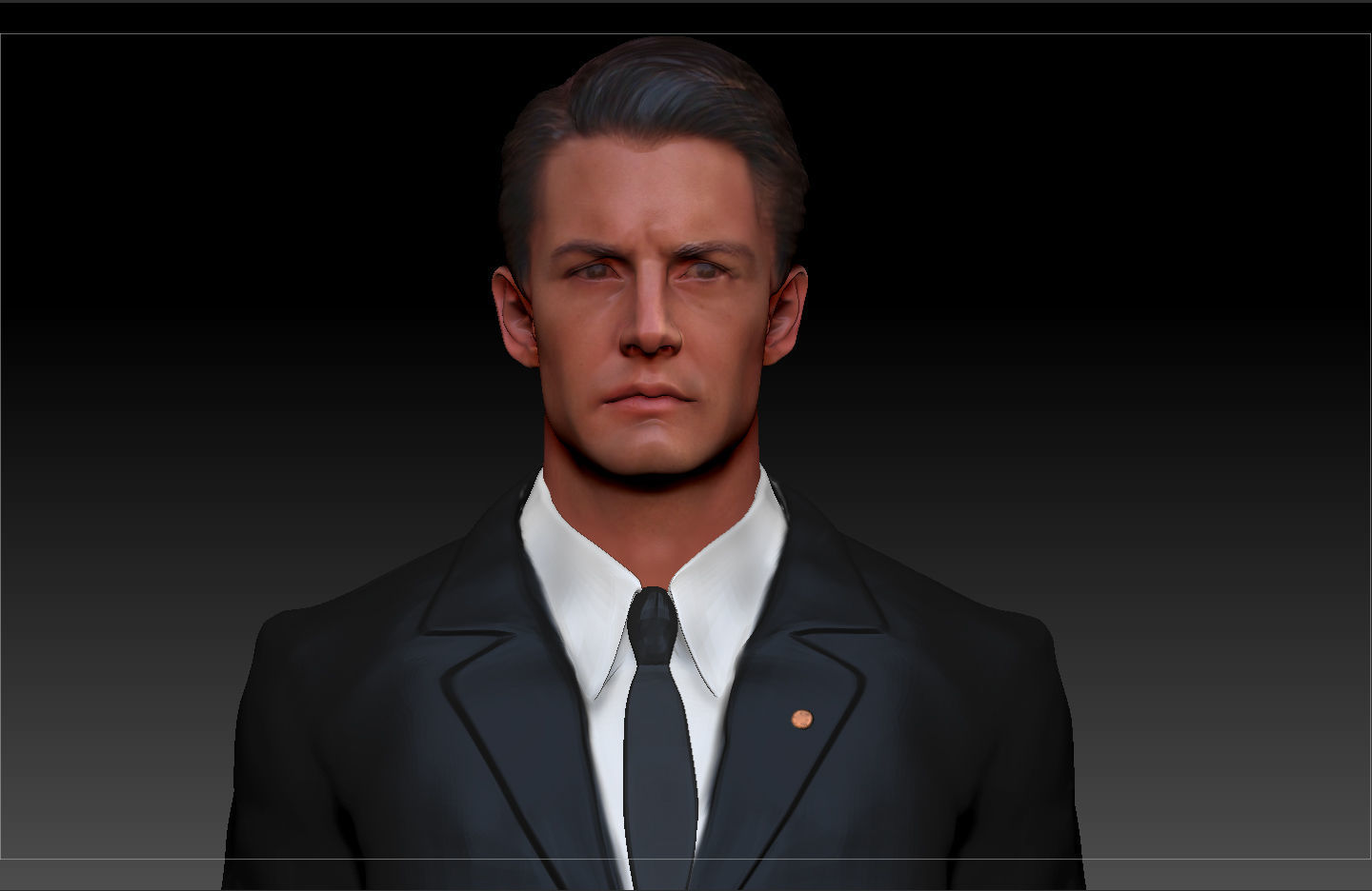 Dale Cooper Twin Peaks Kyle Maclachlan 3d model 3D model_10