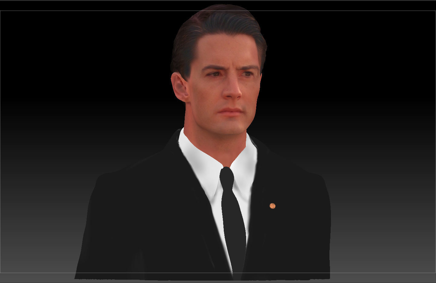 Dale Cooper Twin Peaks Kyle Maclachlan 3d model 3D model_18