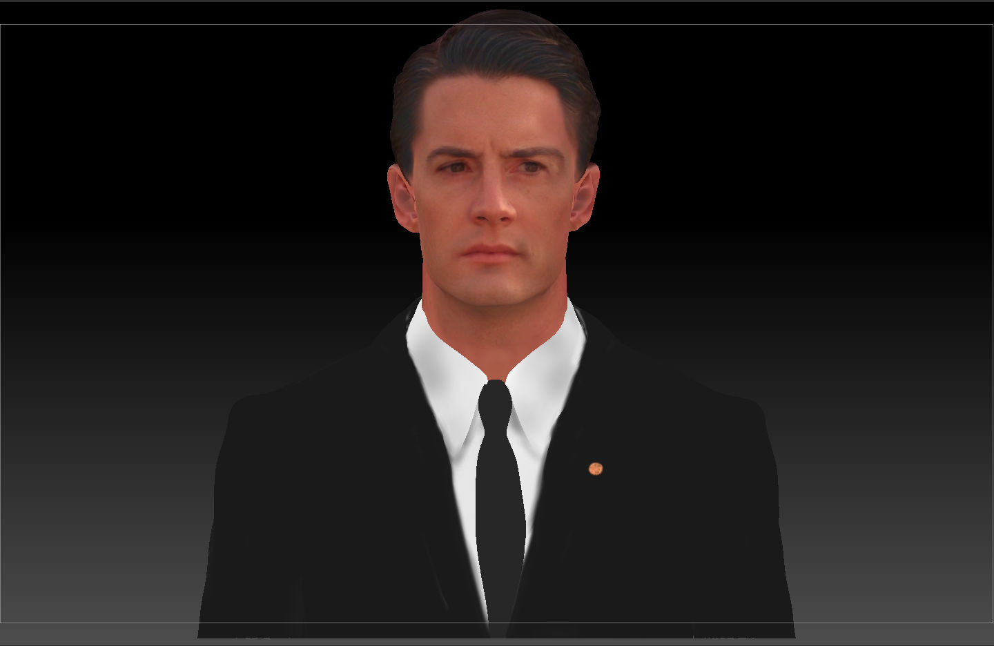 Dale Cooper Twin Peaks Kyle Maclachlan 3d model 3D model_19