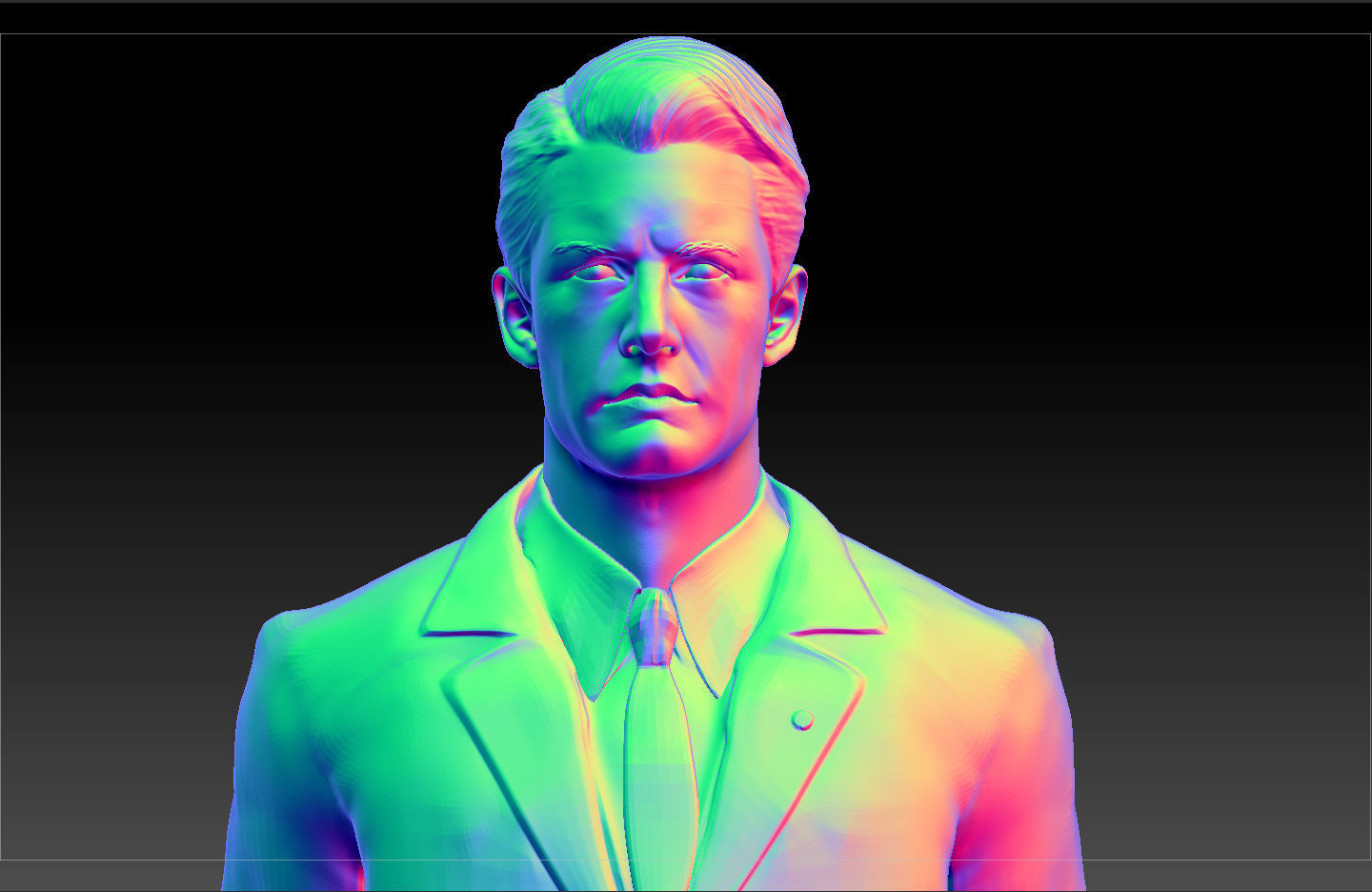 Dale Cooper Twin Peaks Kyle Maclachlan 3d model 3D model_8
