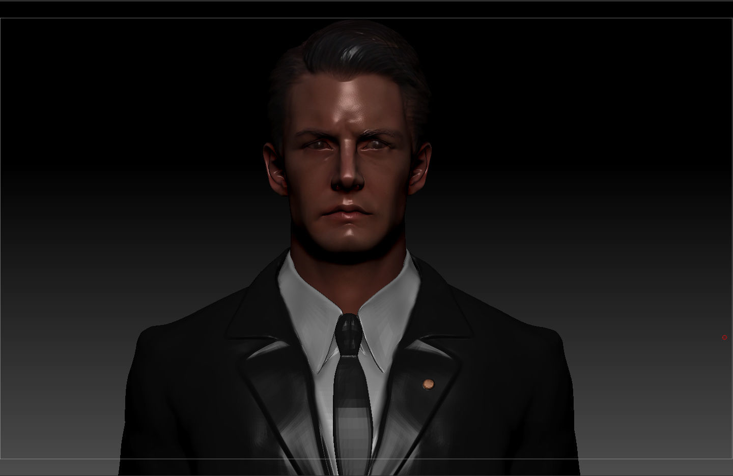 Dale Cooper Twin Peaks Kyle Maclachlan 3d model 3D model_9