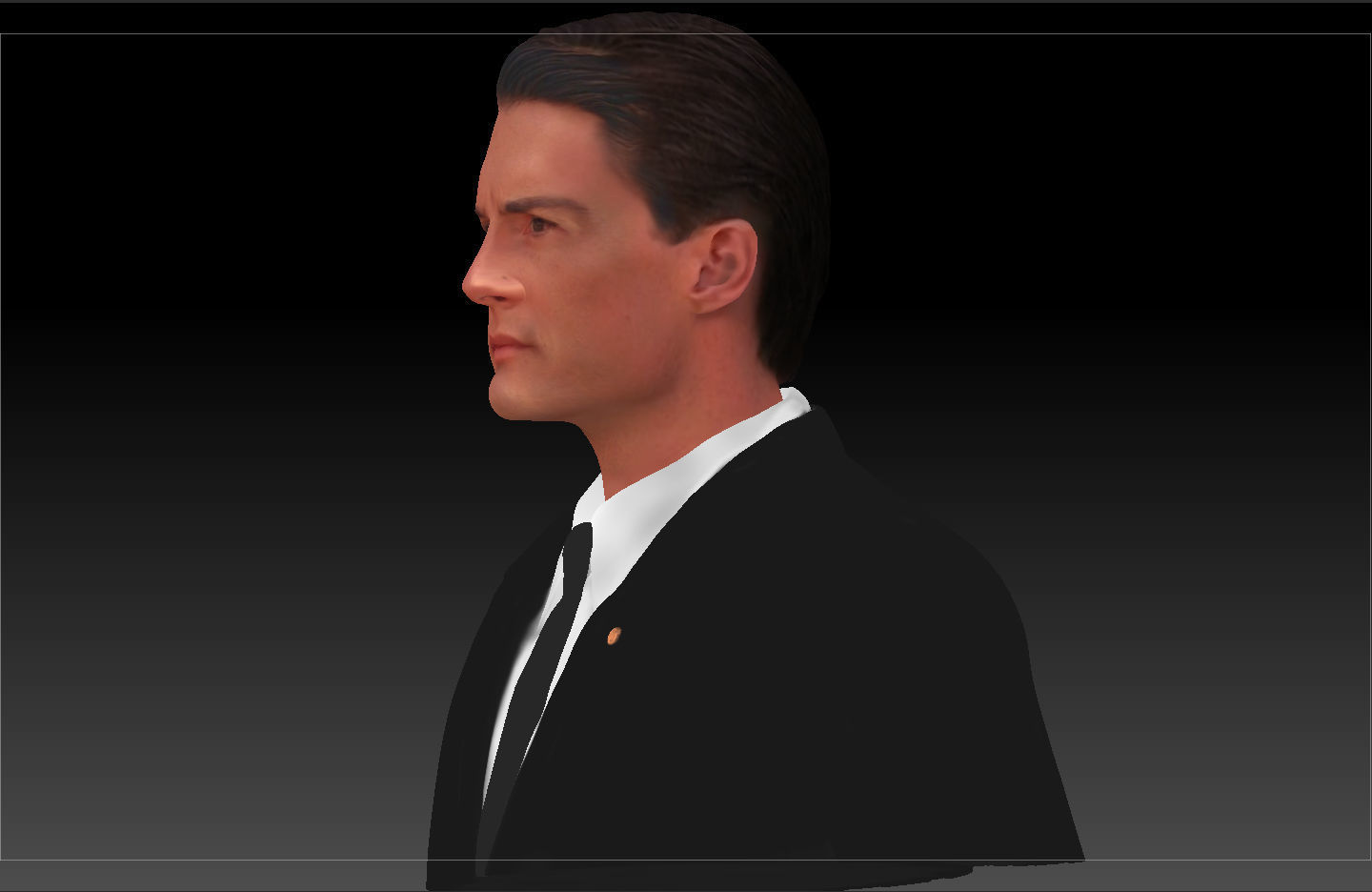 Dale Cooper Twin Peaks Kyle Maclachlan 3d model 3D model_16