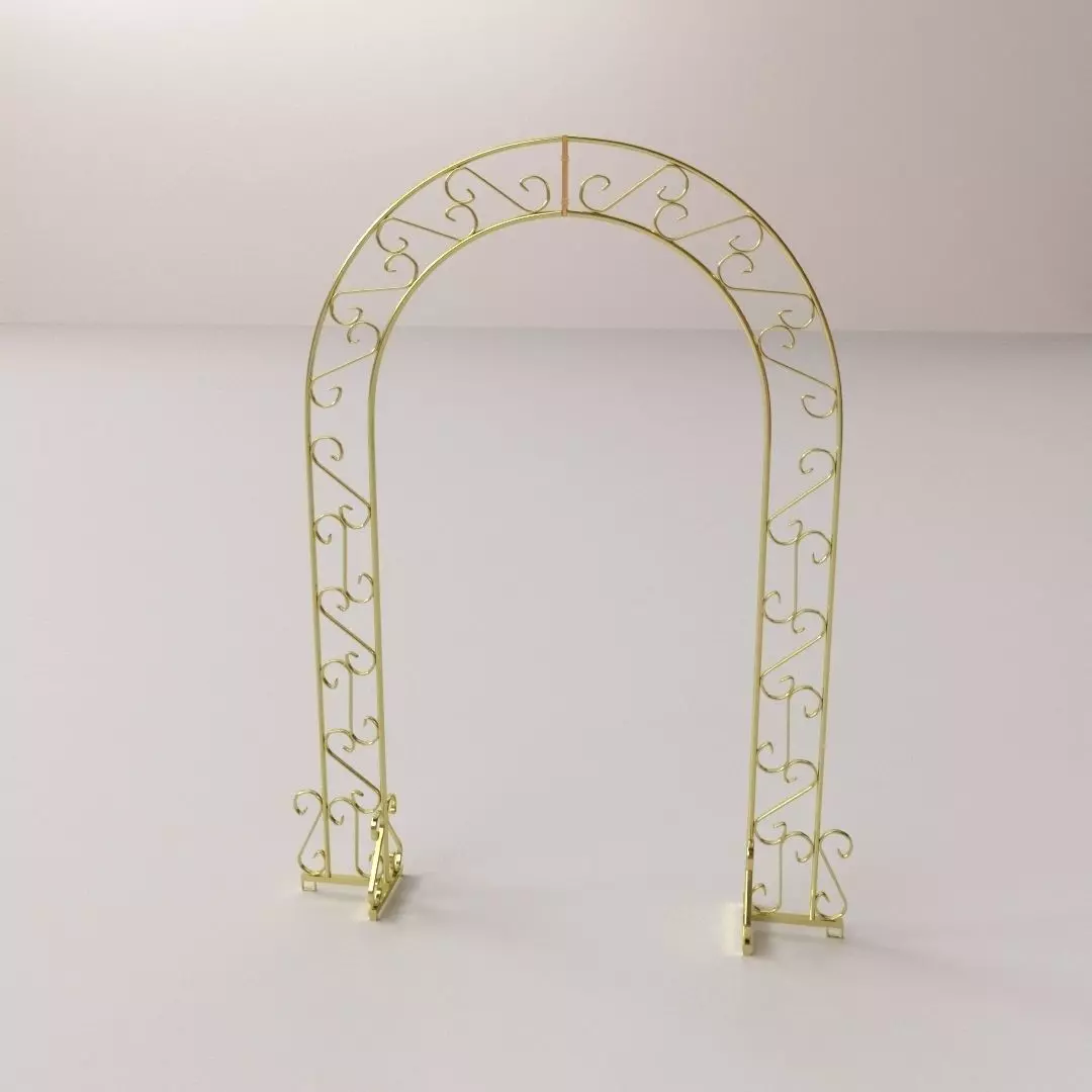 Wedding Arch 3D model_0