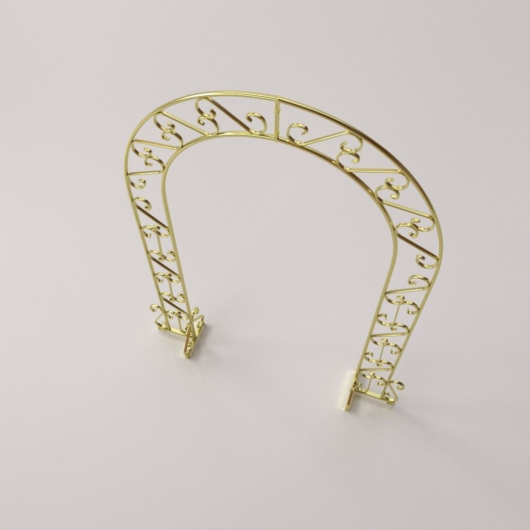Wedding Arch 3D model_1