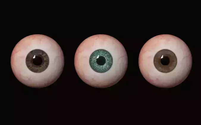 3d maya base model eye  Low-poly 3D model