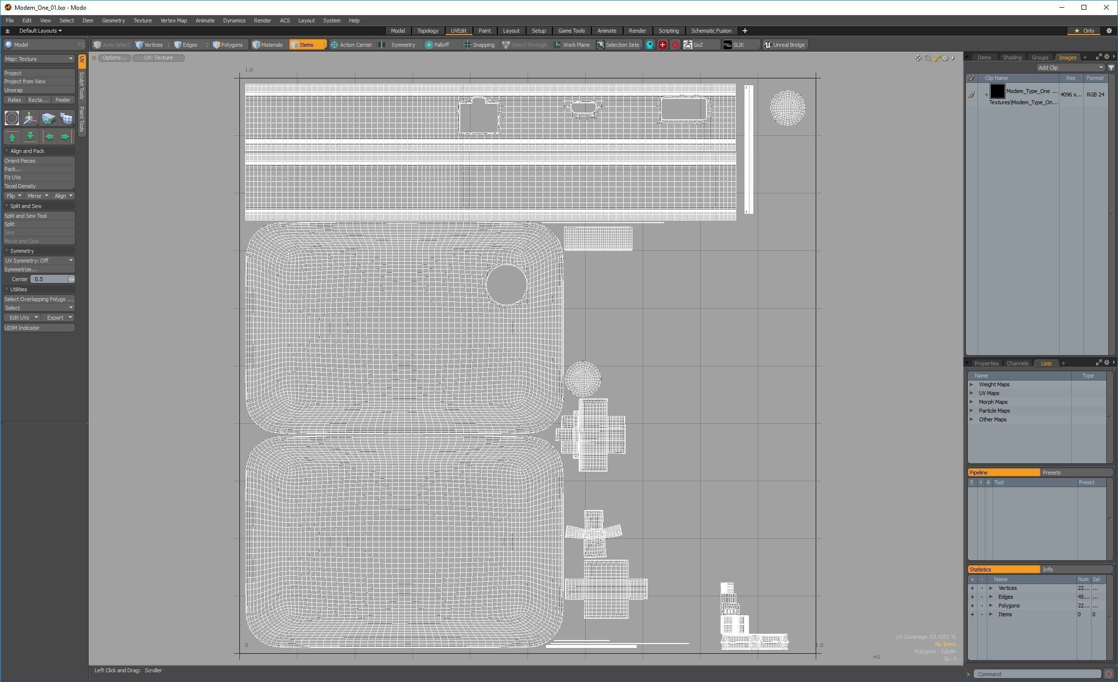 Modem portable power bank 3D model_11
