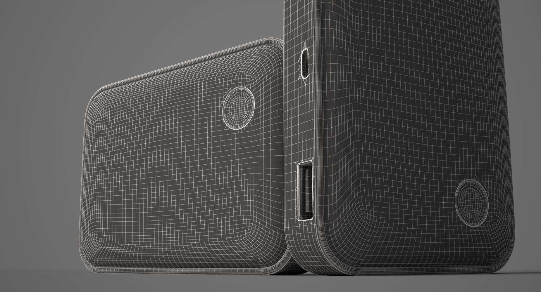 Modem portable power bank 3D model_6