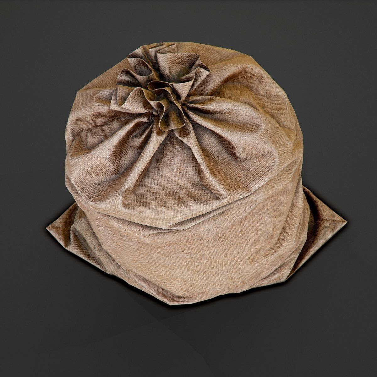 Bag from a Sacking PBR Game-Ready Low-poly 3D model_3