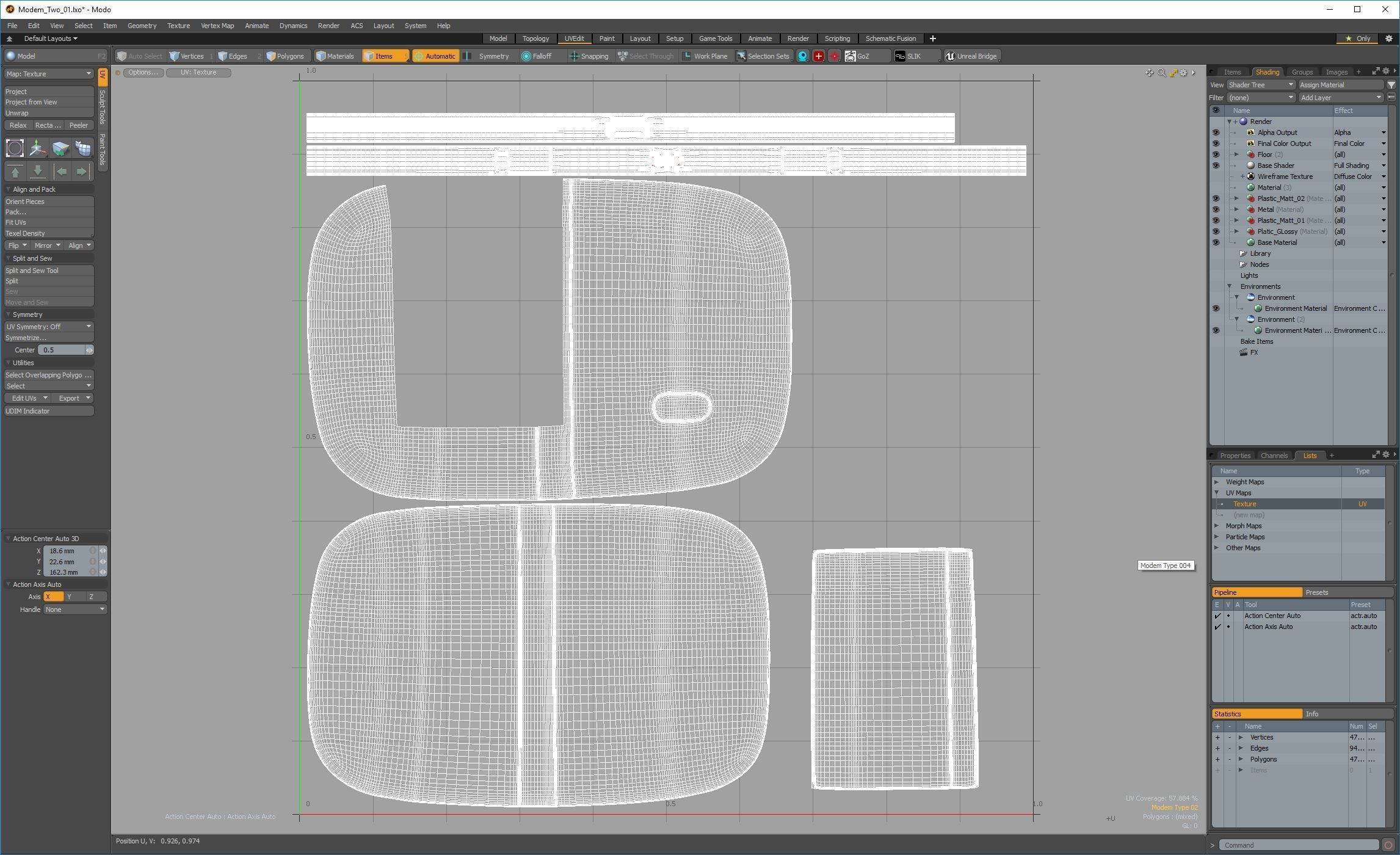 Modem wifi 3D model_11