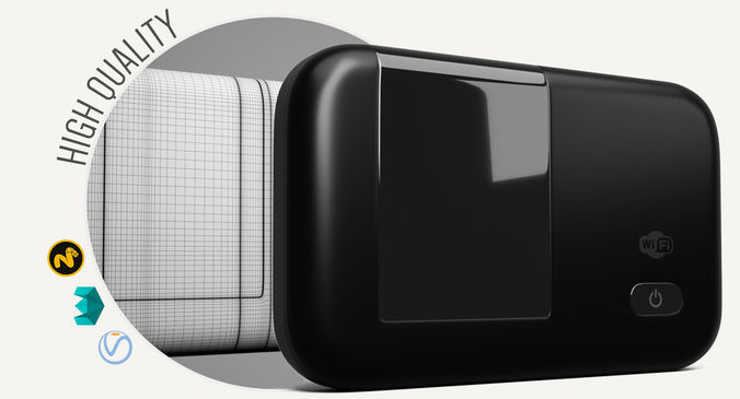 Modem wifi 3D model
