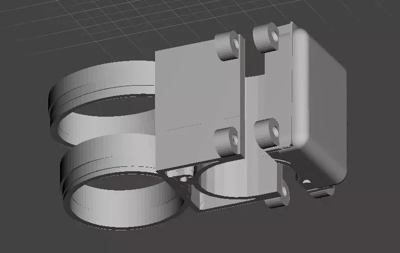metal detector pinpointer holder 3D print model