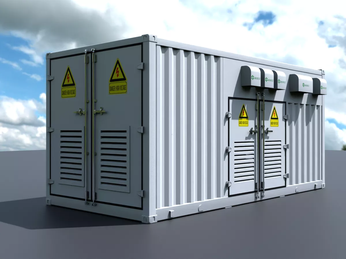Container Energy Storage Booster Integrated Station 3D Model 3D model