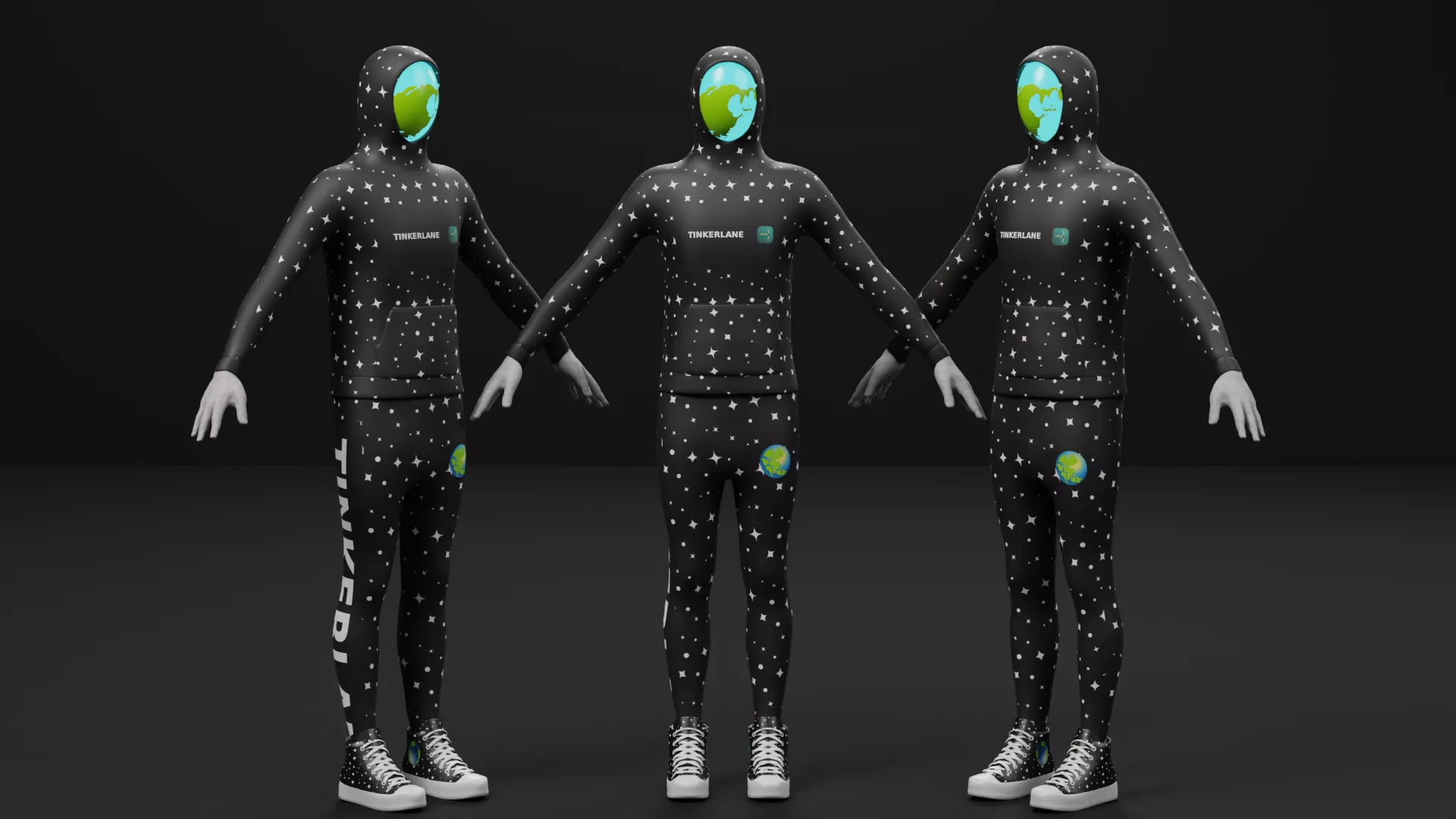 The Earth Human Free low-poly 3D model