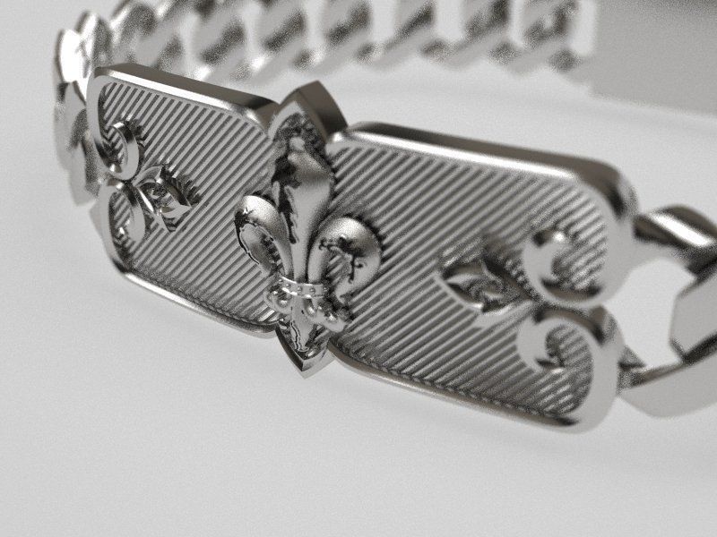 Soldiers arm Bracelet 3D print model_1