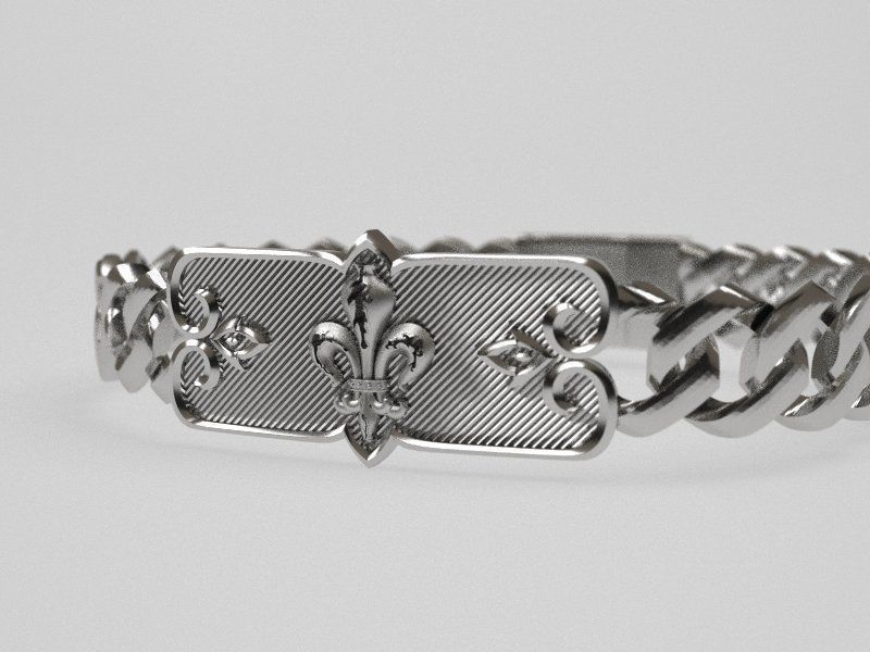 Soldiers arm Bracelet 3D print model_2