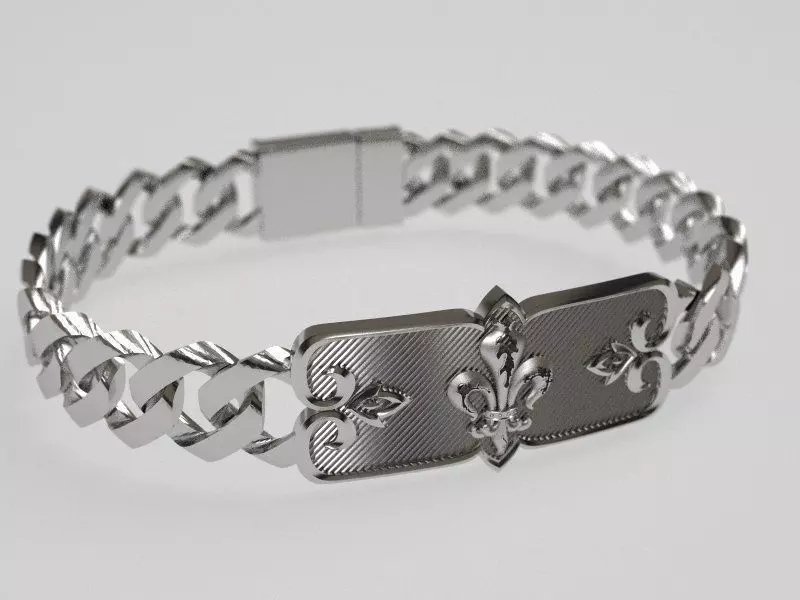 Soldiers arm Bracelet 3D print model_0