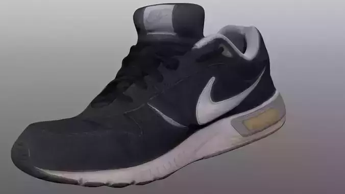Worn sneaker 3D model Low-poly 3D model