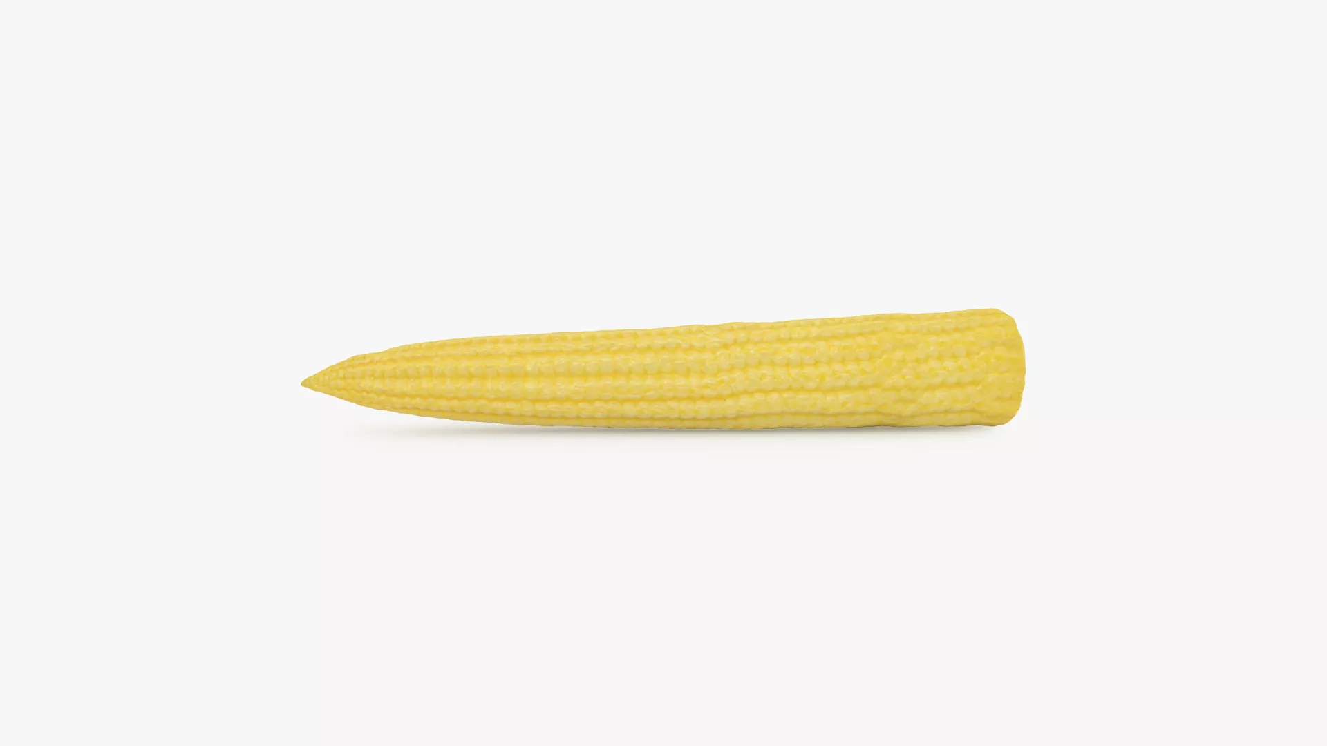Fresh Baby Corn Low-poly 3D model