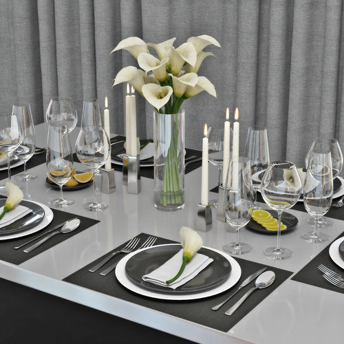 Table setting 04 3D model