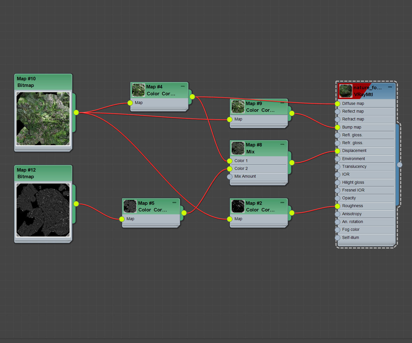 3d scanned nature forest roots 005 3D model_7