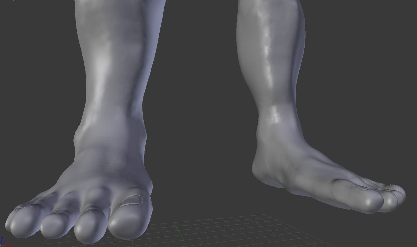 Fantasy Pyramid And Male Statues 3D model_20