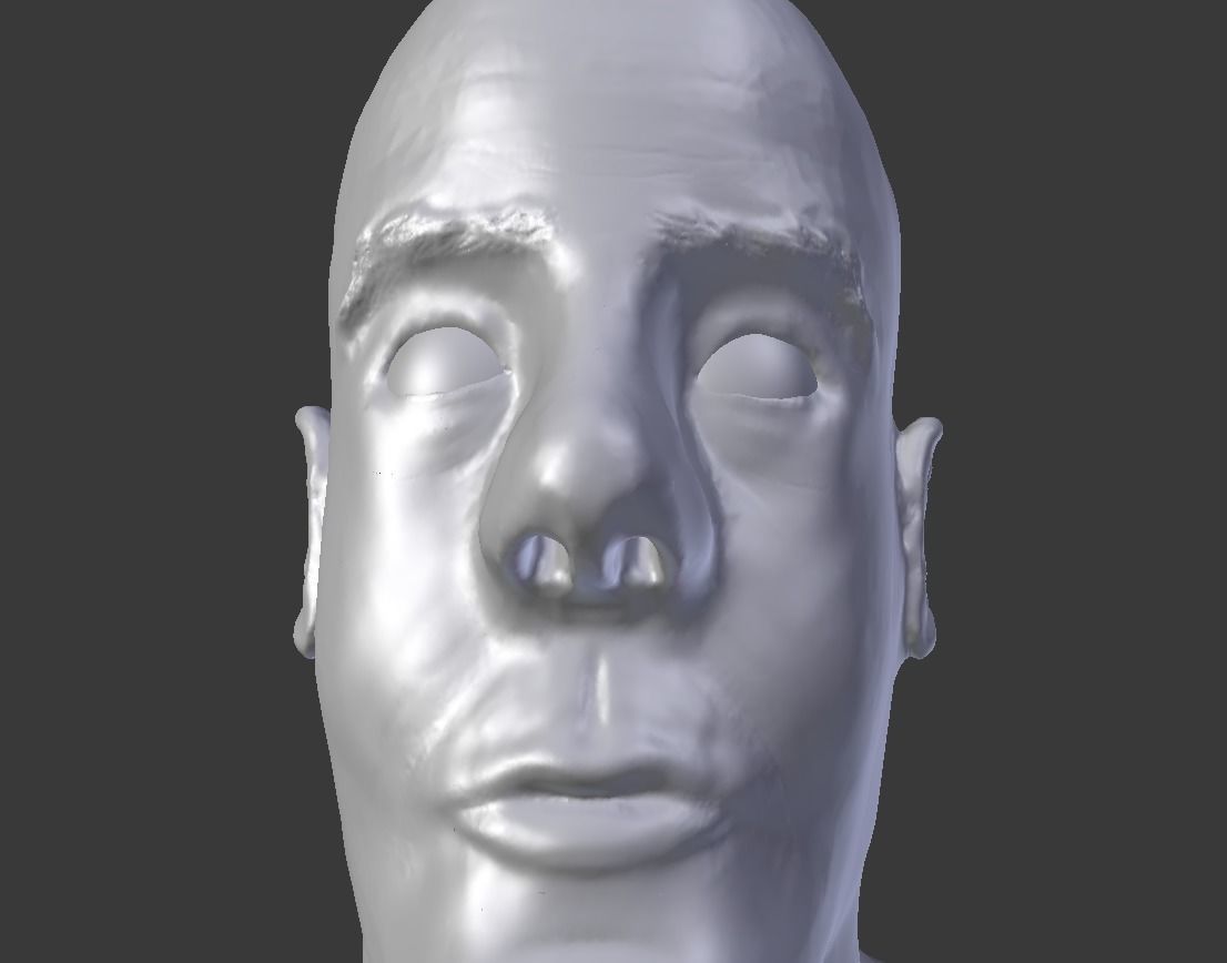 Fantasy Pyramid And Male Statues 3D model_25