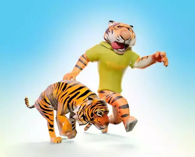 CARTOON TIGER