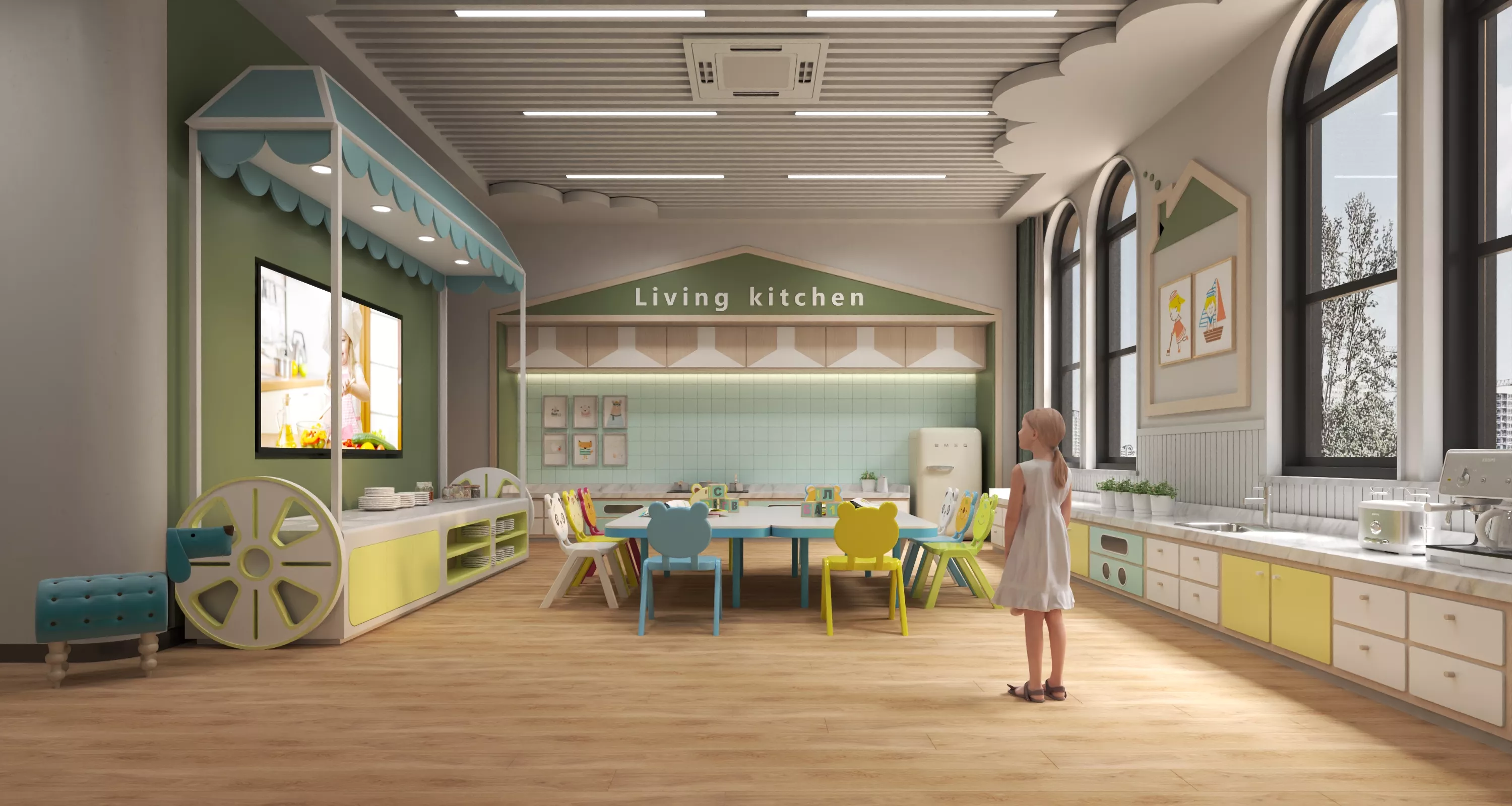 kindergarten 07 3D model