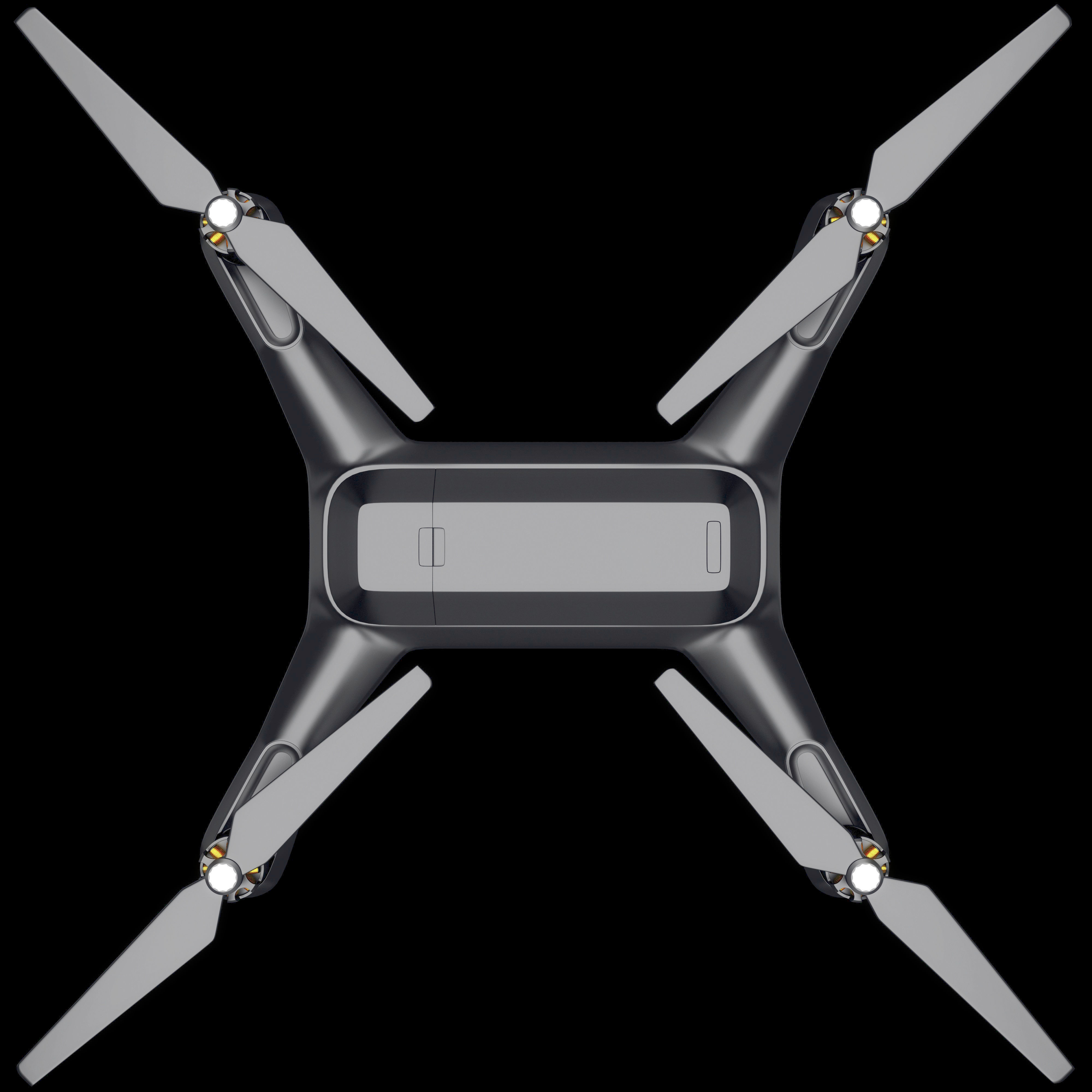 3DR solo quadcopter drone 3d model vray 3D model_7