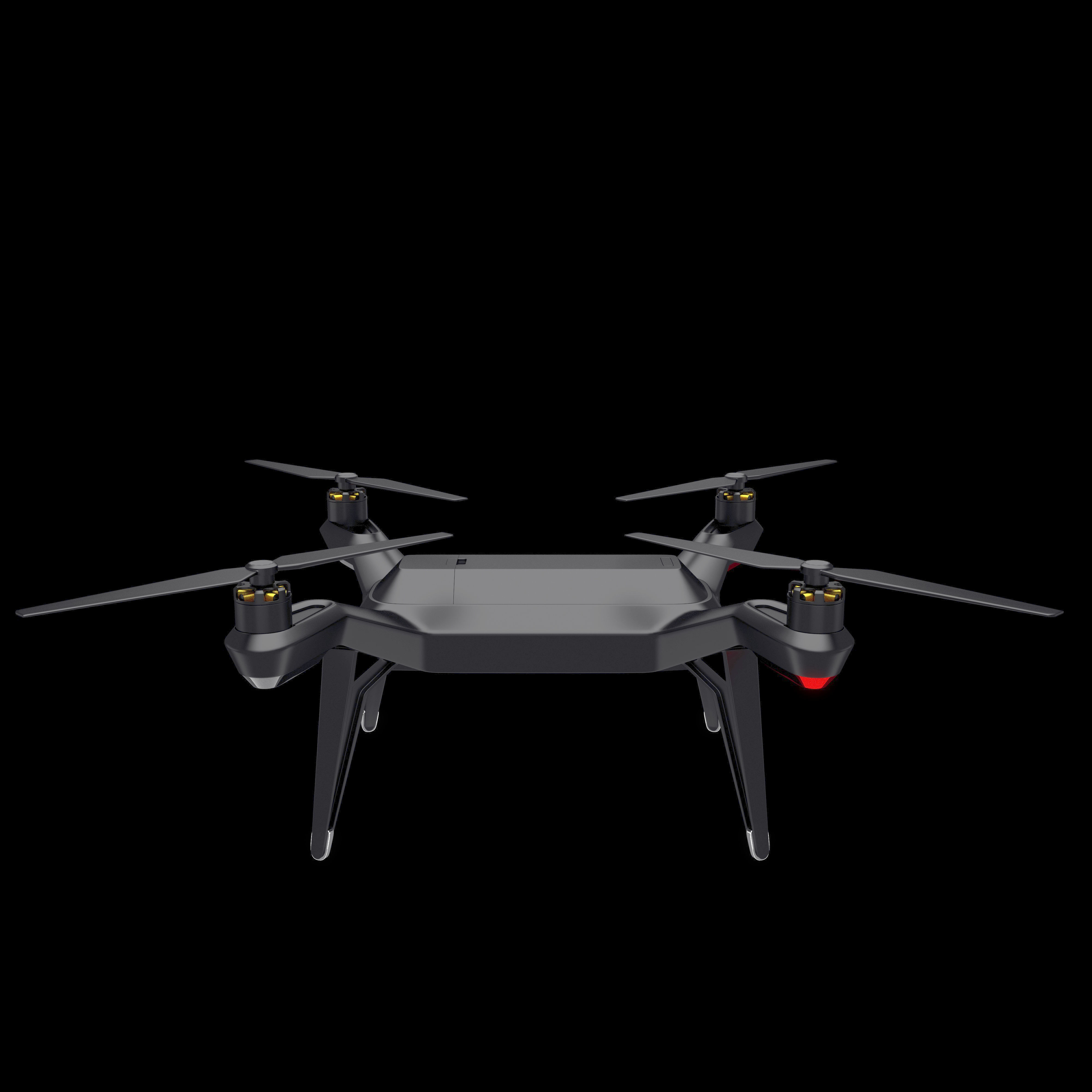 3DR solo quadcopter drone 3d model vray 3D model_11