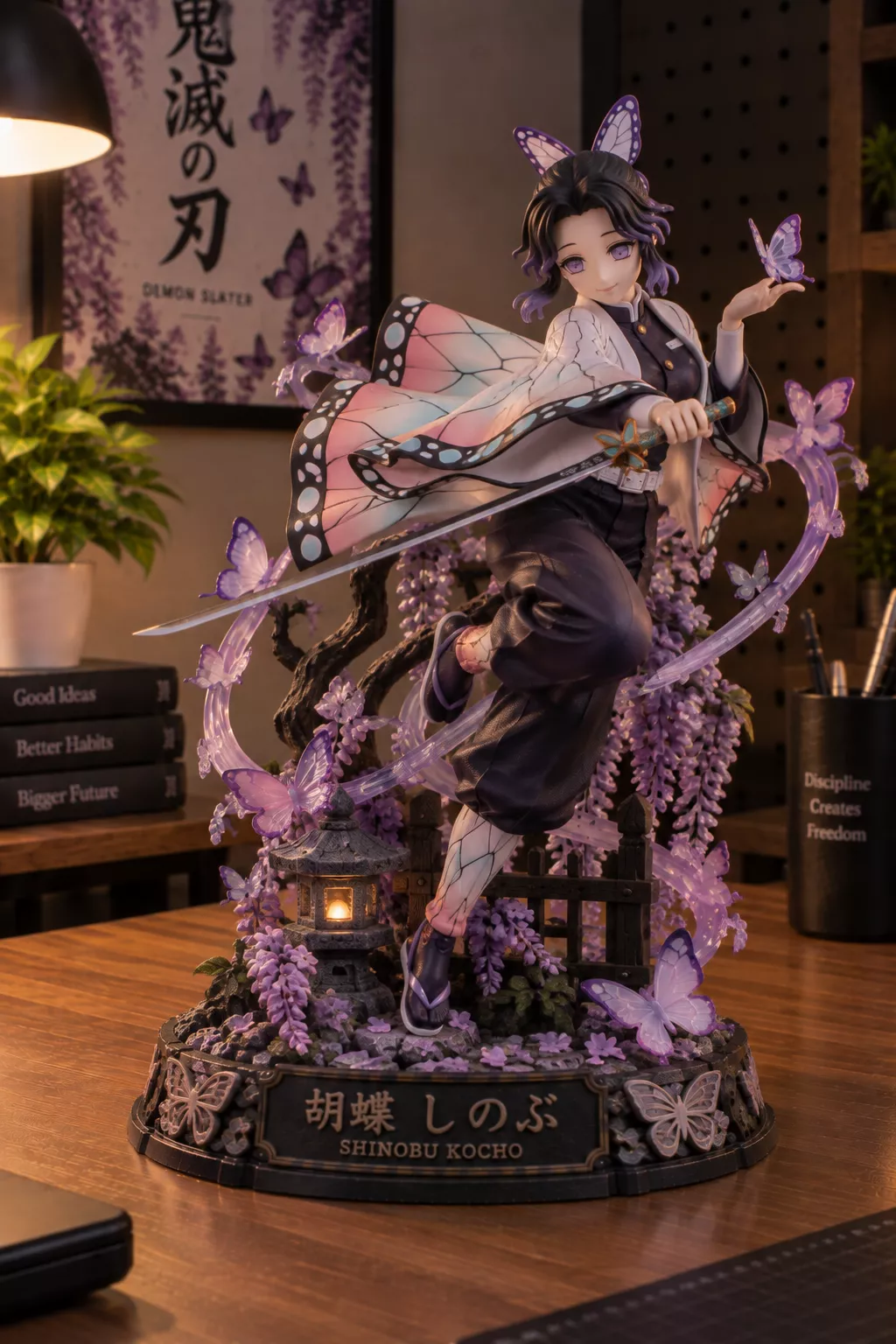Shinobu Kocho Insect Hashira Demon Slayer 3D Printable Statue 3D print model