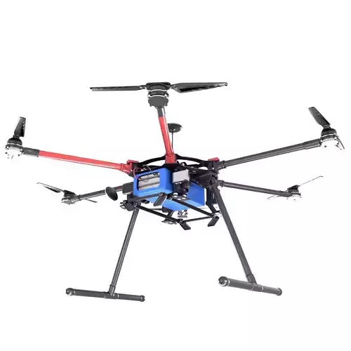 Dji s900 drone vray 3d model