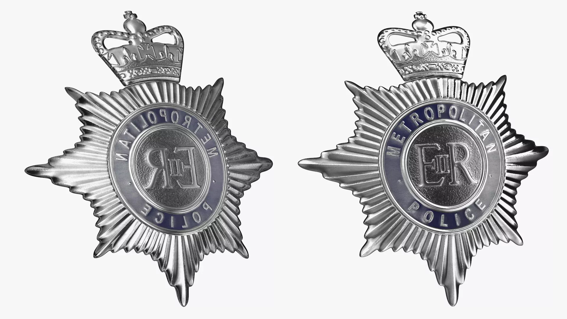 London Metropolitan Police Helmet Plate 3D model